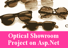 Optical Showroom Project on Asp Net VB